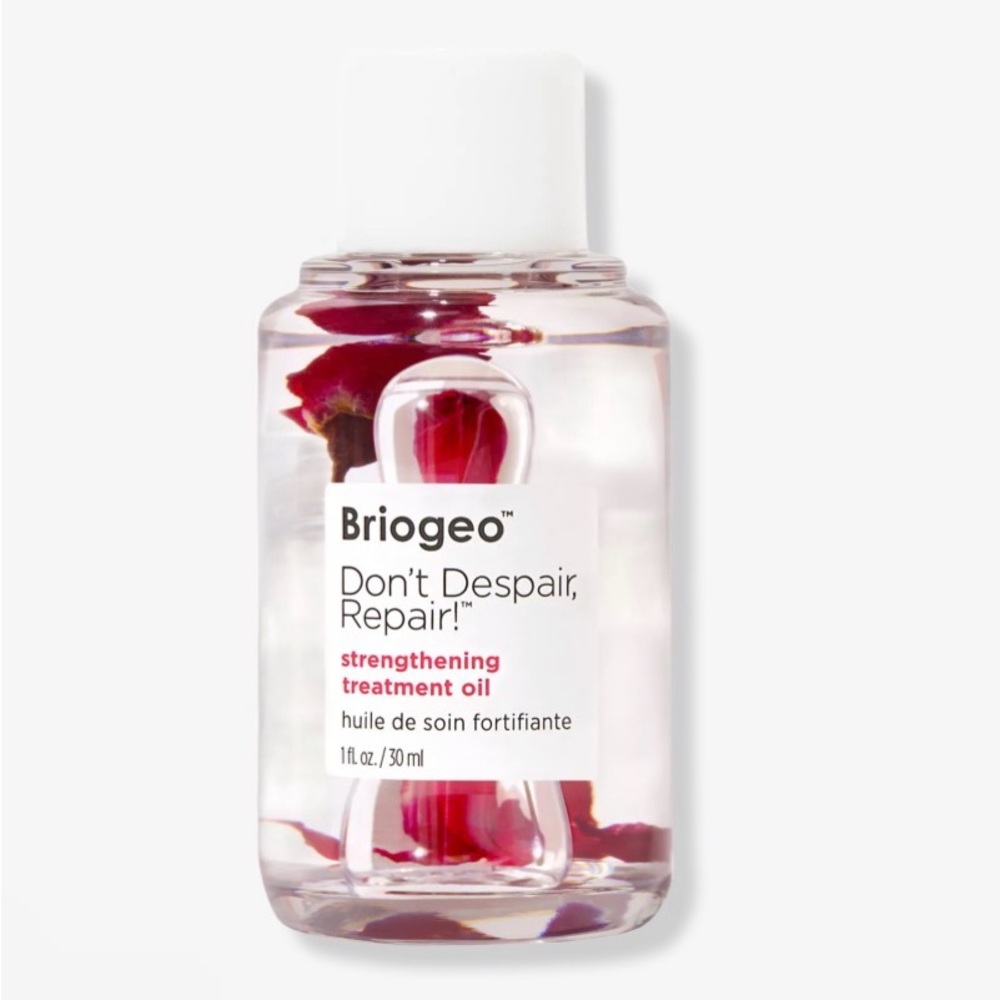 Briogeo Don't Despair, Repair! Treatment Oil - Clear with Red Petals
